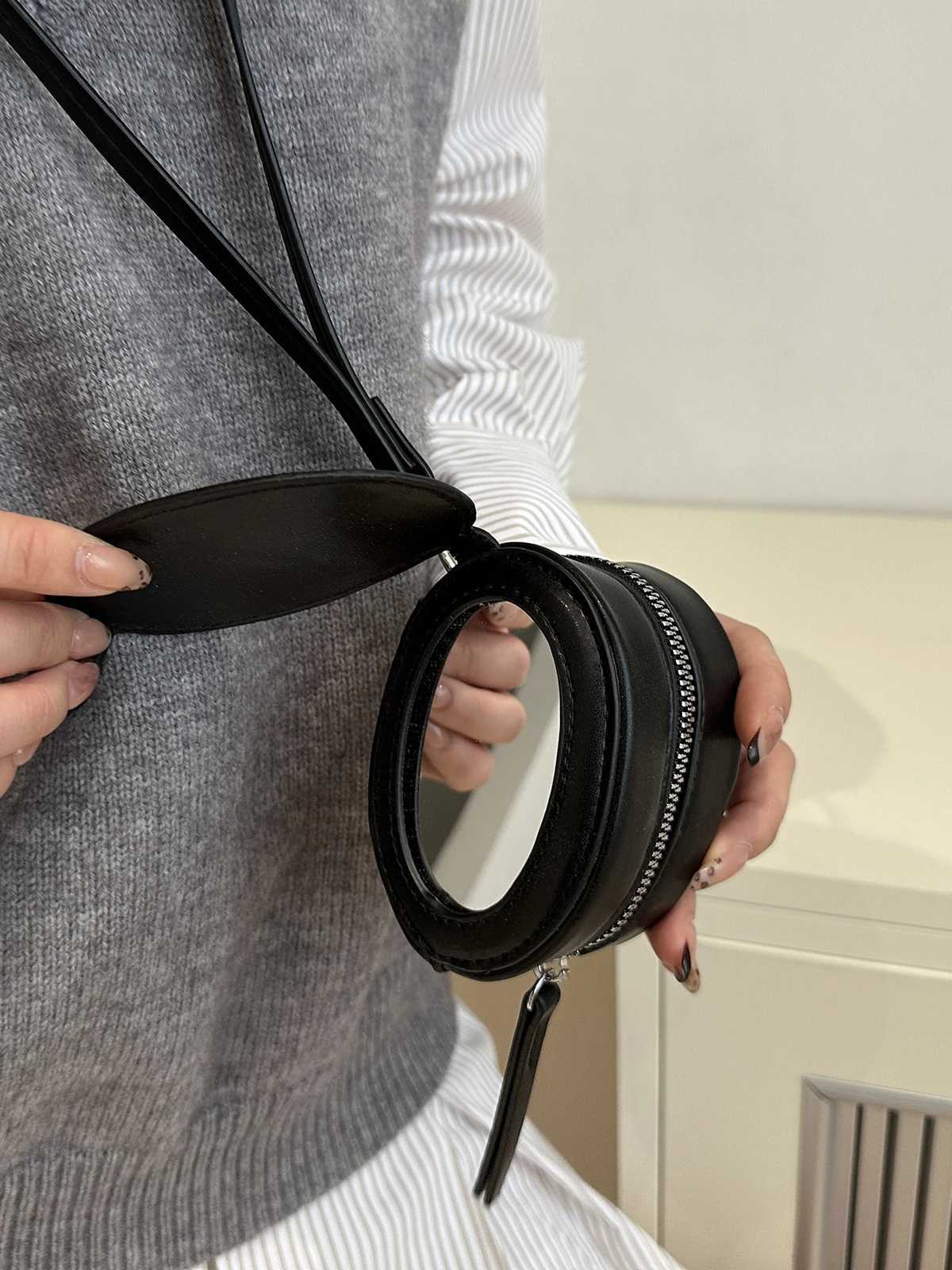 e Crossbody Bag for Women 2024 New Faion Versatile Ne Hanging Bag Earphone Lipsti Bag in Pure E-commerce