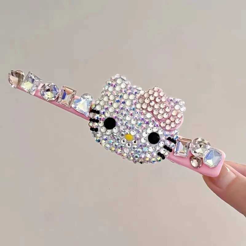 Sanrio Hello Kitty BB Hair Clips Childrens Sweet Versatile Hairpin Cartoon Girls Clip Headdress Side Bangs Clips Anime Ornament w250716