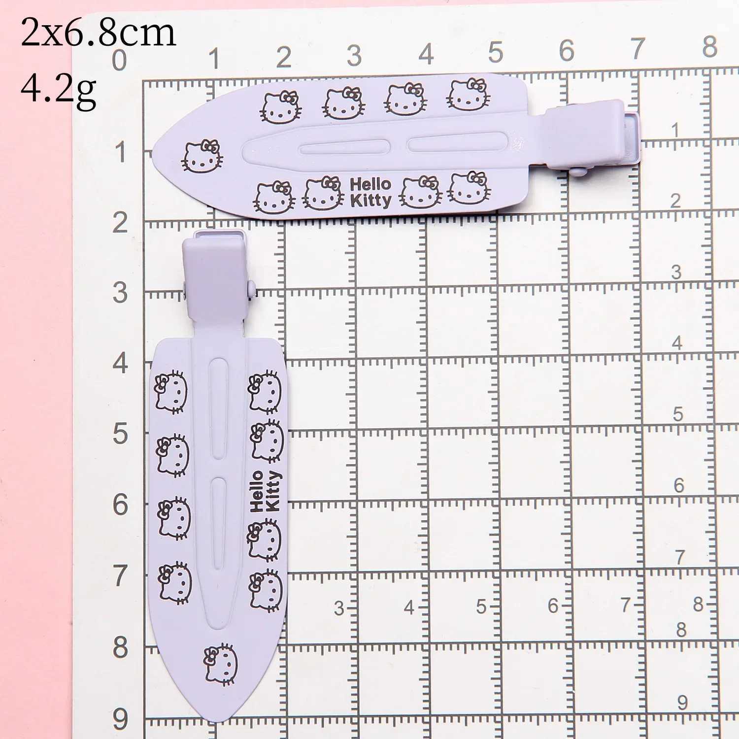 Sanrio Champion the same 2024 popular high-quality seamless hairpin cute cartoon cat hairpin matte printing hairpin.w250716