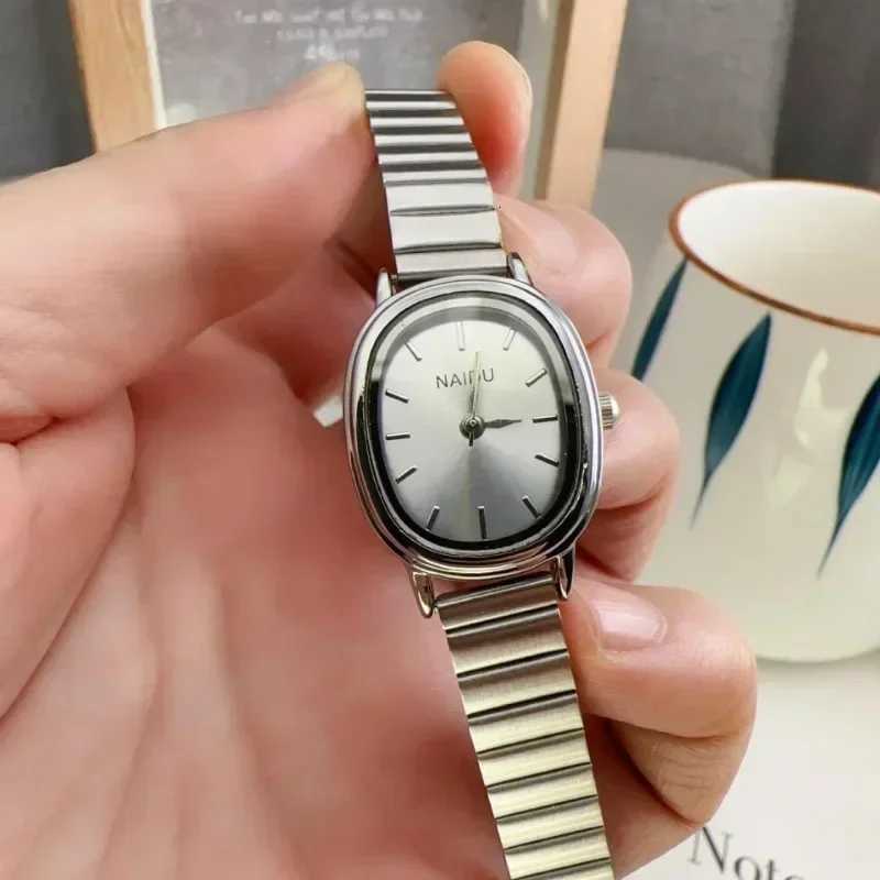 Brand Oval Dial Wen Stainless Steel Strap Luxury Ladies Quartz Wristwatches Dropsing Watches for Women Y250715