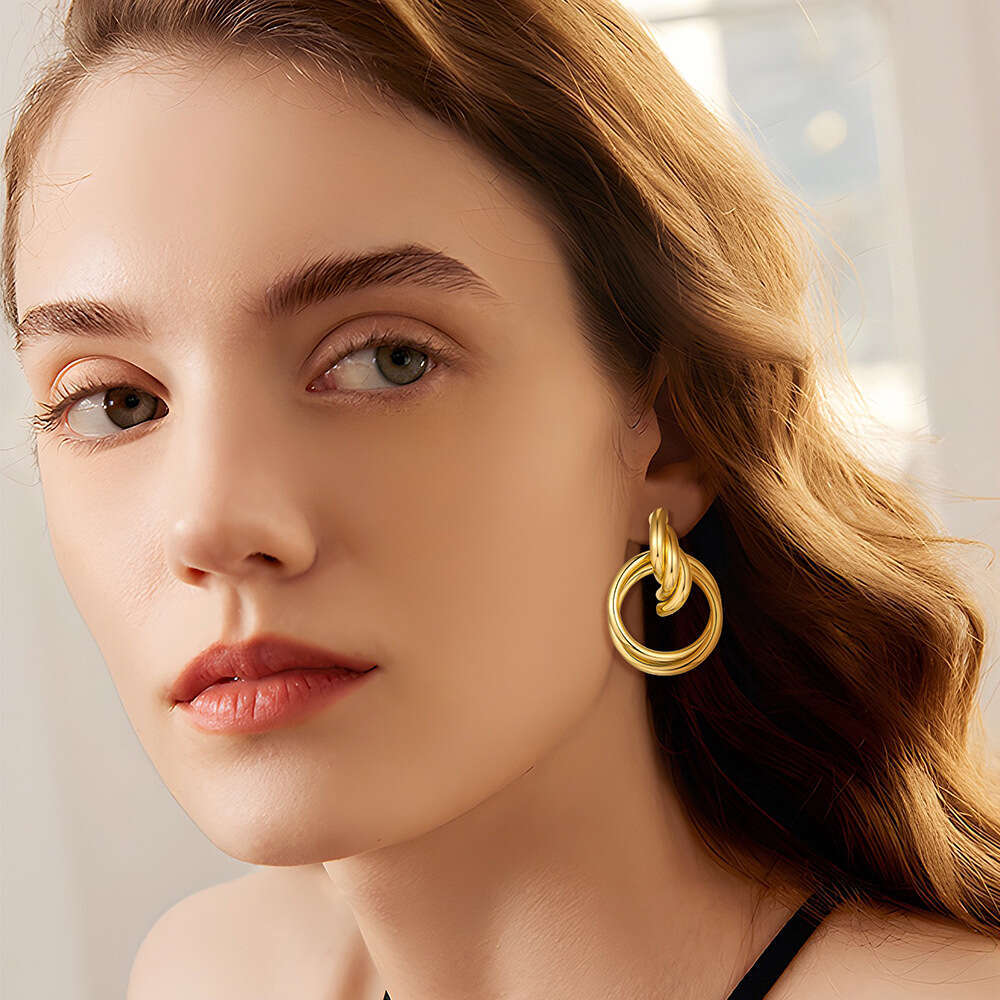 Fashionable Unique High-end Niche Design Sense Ear Studs Branch Earrings