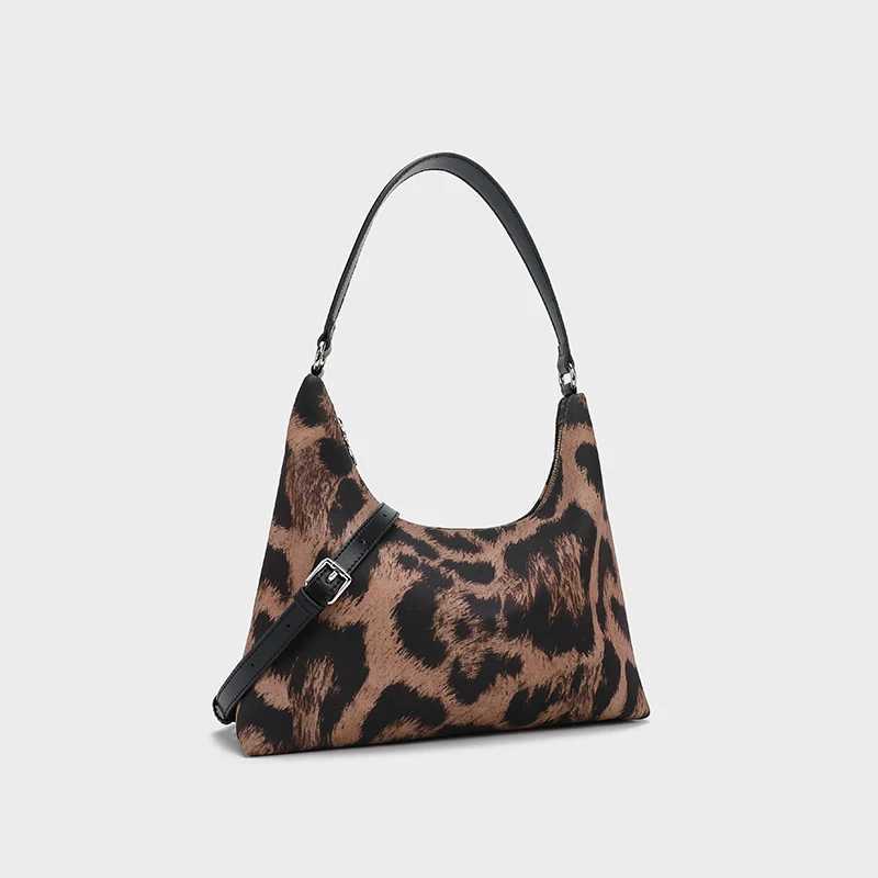 Leopard Print Women Handbags Luxury Design Shoulder Tote Classic Vintage 2024 Crossbody Bag Large Capacity New Trendy