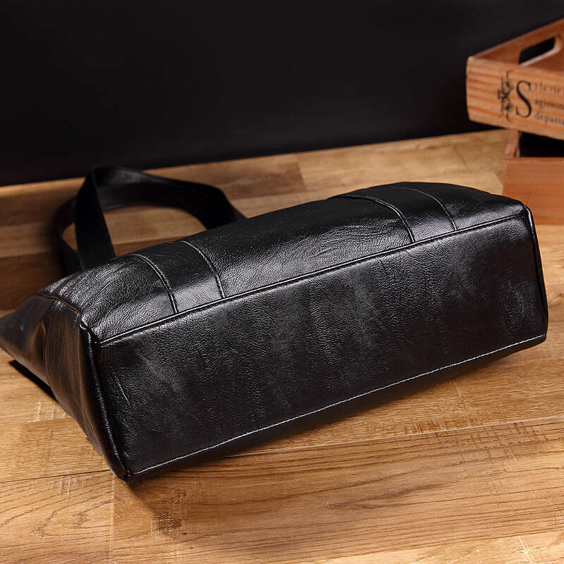 2022 New Trendy Korean Version Versatile Simple Large Capacity Tote Single Shoulder Handbag PU Soft Leather Women's Bag