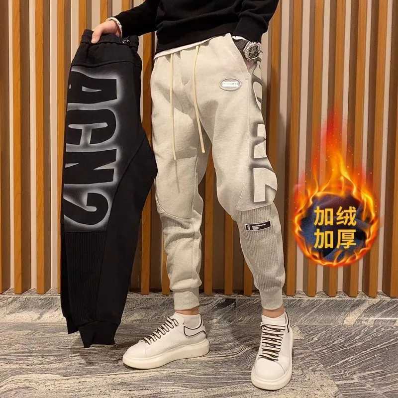 Mens Clothing Autumn Winter Trendy Letter Print Sports Joggers Harem Pants Y2K Vintage Casual Streetwear Sweatpants Pants y250716
