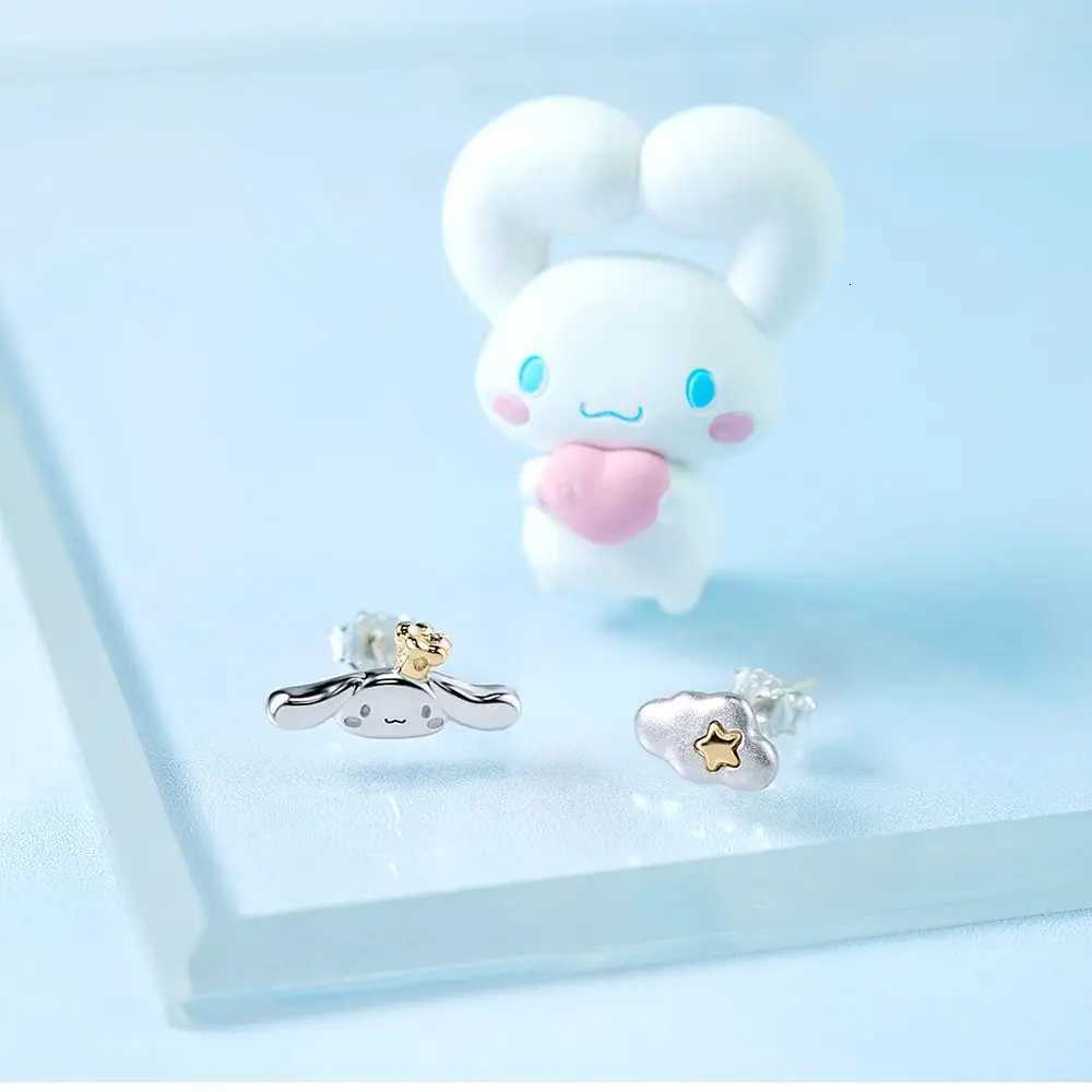 Sanrio New Sanrio Cinnamoroll Bracelet Necklace Ring Earrings Pendants Set Kawaii Fashion Exquisite Charm Jewelry Girls Birthday Gift w250716