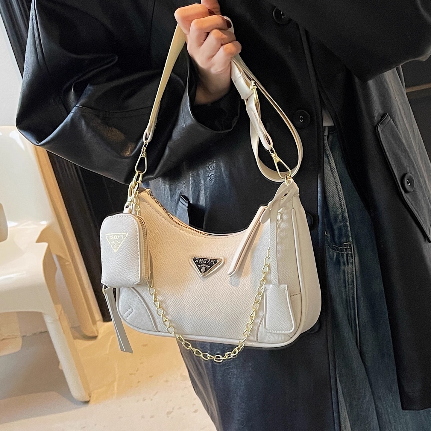 Designer bag luxury shoulder bag wallet shoulder bag women's 2025 new summer versatile crossbody bag internet famous and popular broadband should