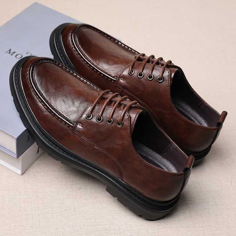 Men Oxfords Shoes Footwear Sneakers Shoes Men Genuine Leather Casual Lace-up Walking Shoes Men Outdoor Tooling Shoes Man W250716