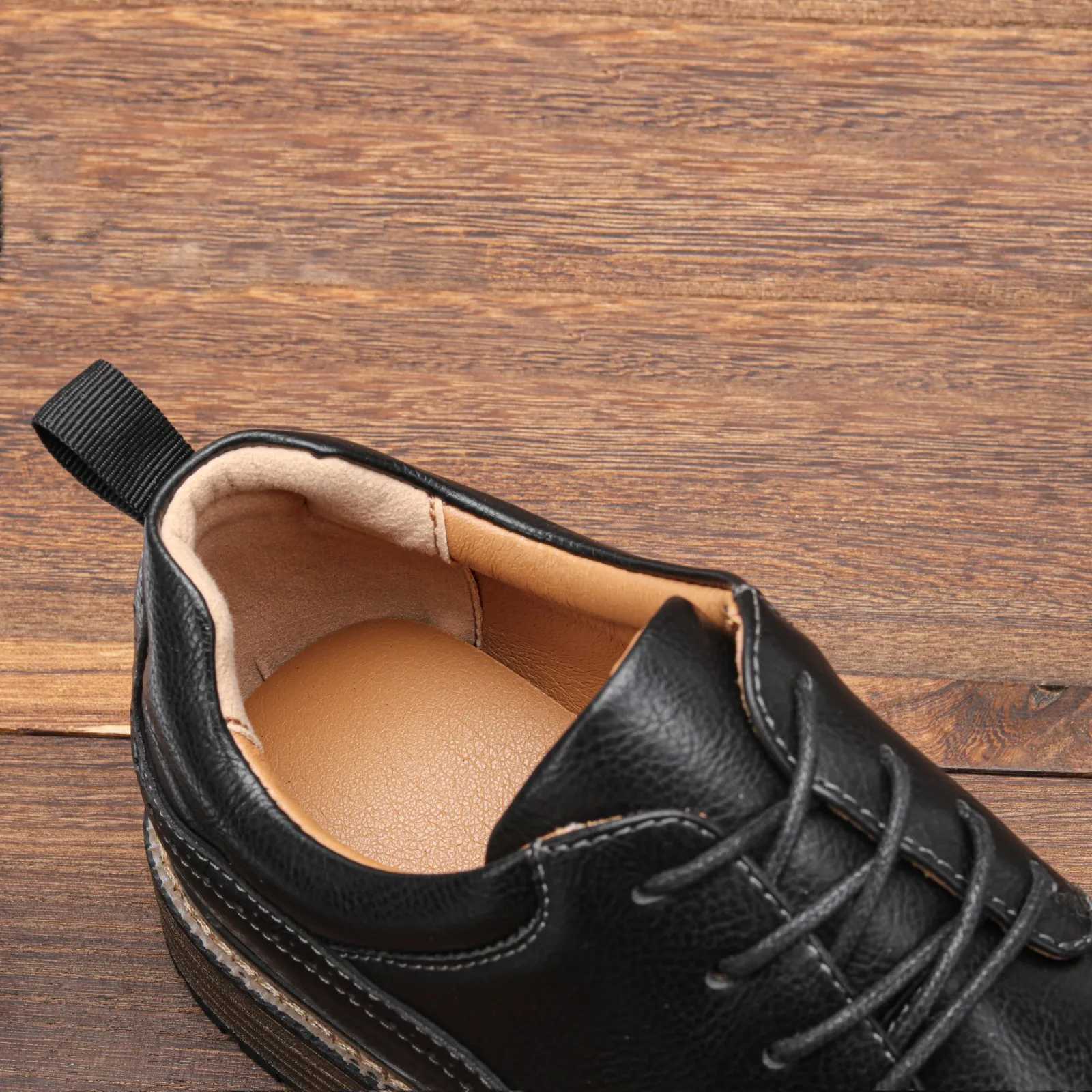 Size 40-46 Mens Casual Leather Shoes Comfortable Fashion Brand Derby Shoes W250716