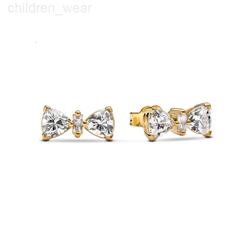Disney 2025 New Miniso Disney Stranger Earrings Sparkling Bow Stud Earrings Fits The Original Earring DIY Holiday Gifts For Women W20250716