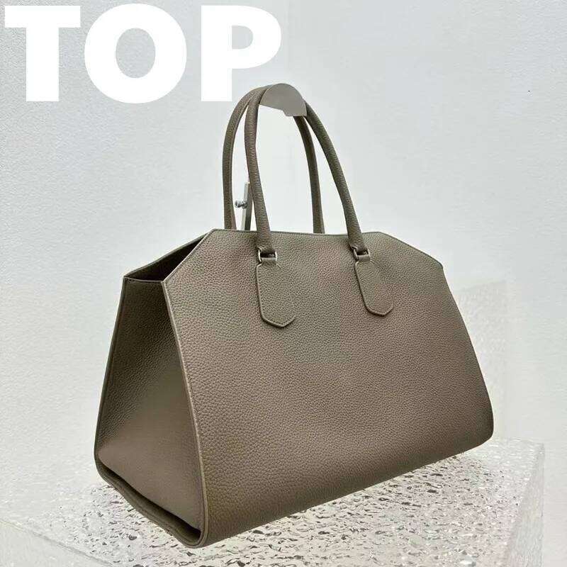 Women's Classic Simple Solid Color Large Capacity Handbag Genuine Leather Business Commuter Multiple Styles