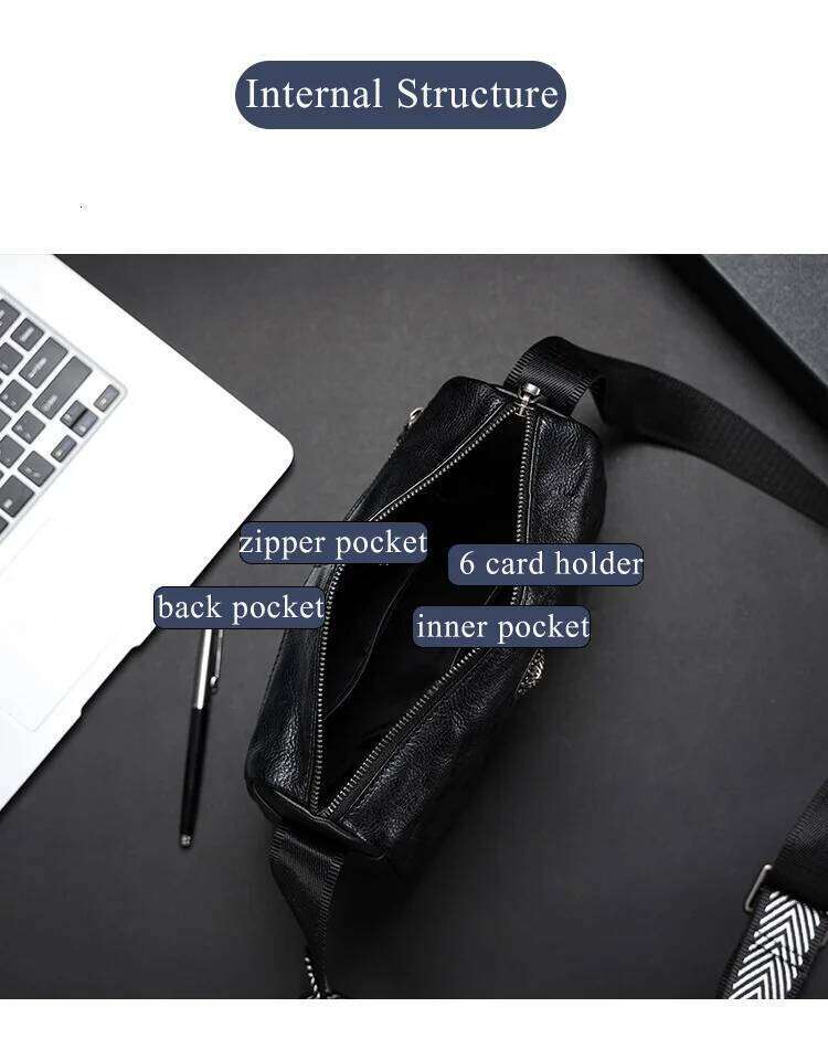 Shoulder Bag Men Soft Zipper Lion Genuine Cowhide Crossbody Messenger Bags For Man Large Capacity Ipad Pillow Male