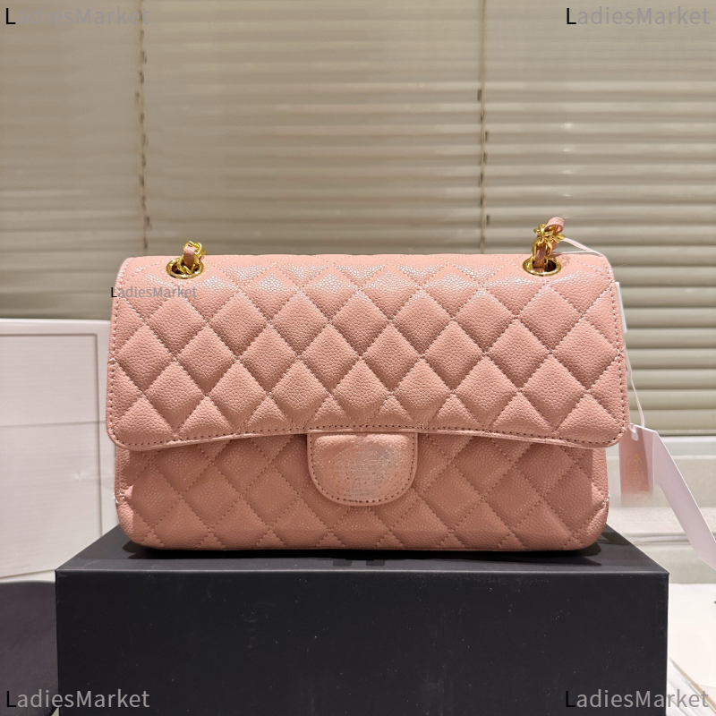 Top Quality Classic Flap Bag Woman Shoulder Bag Tweed Bag Crossbody Bag Designer Bag Cowhide Genuine Leather Cc Handbag Metal Chain Caviar Cf Bag Woc Bags Lady bag tote