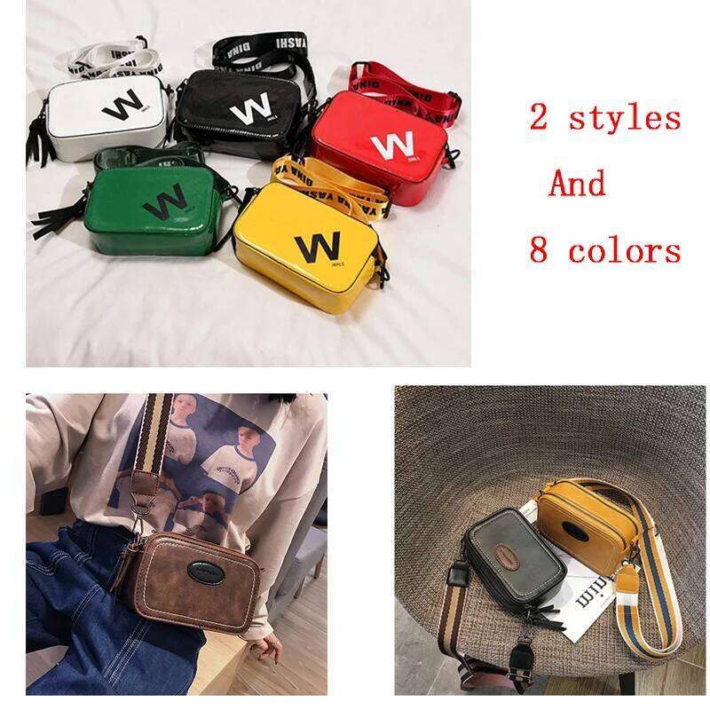 Women's 2025 Trend Crossbody Bags Letter W Wide Straps Shoulder Bag Purses Designer Small Shopper Handbags Clutches