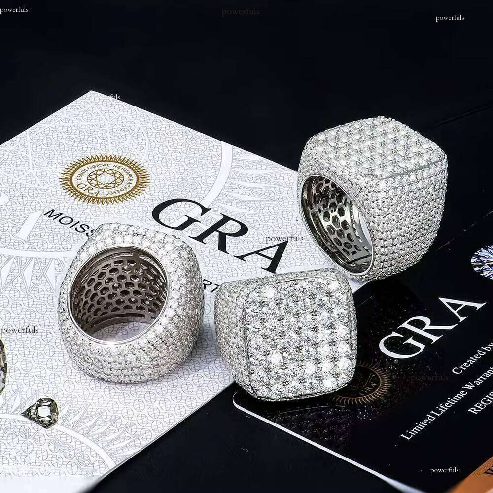 Hip-Hop Inspired Custom Cubic Zirconia Cuban Link Chain with Genuine Mosssanite Gemstones - Men's Statement Accessory