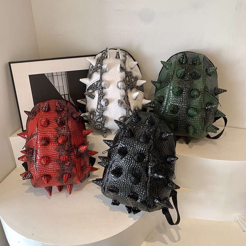 Women's 2025 New Korean Fashion Personality Large Capacity Backpack Funny Hedgehog Trendy School Bag