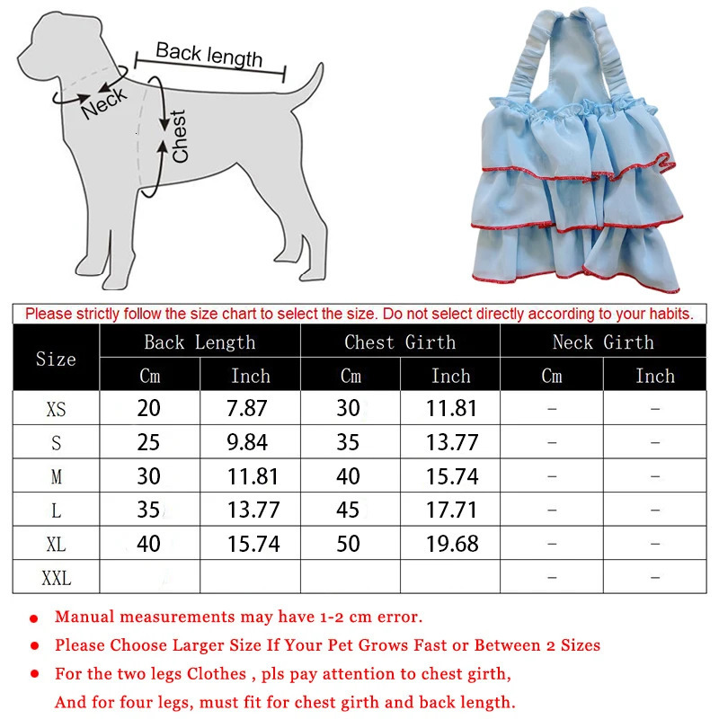 Dog Summer Dress Cat Skirt Pet Clothing Chihuahua Teddy Puppy Princess Apparel Cute Clothes Dress 250711