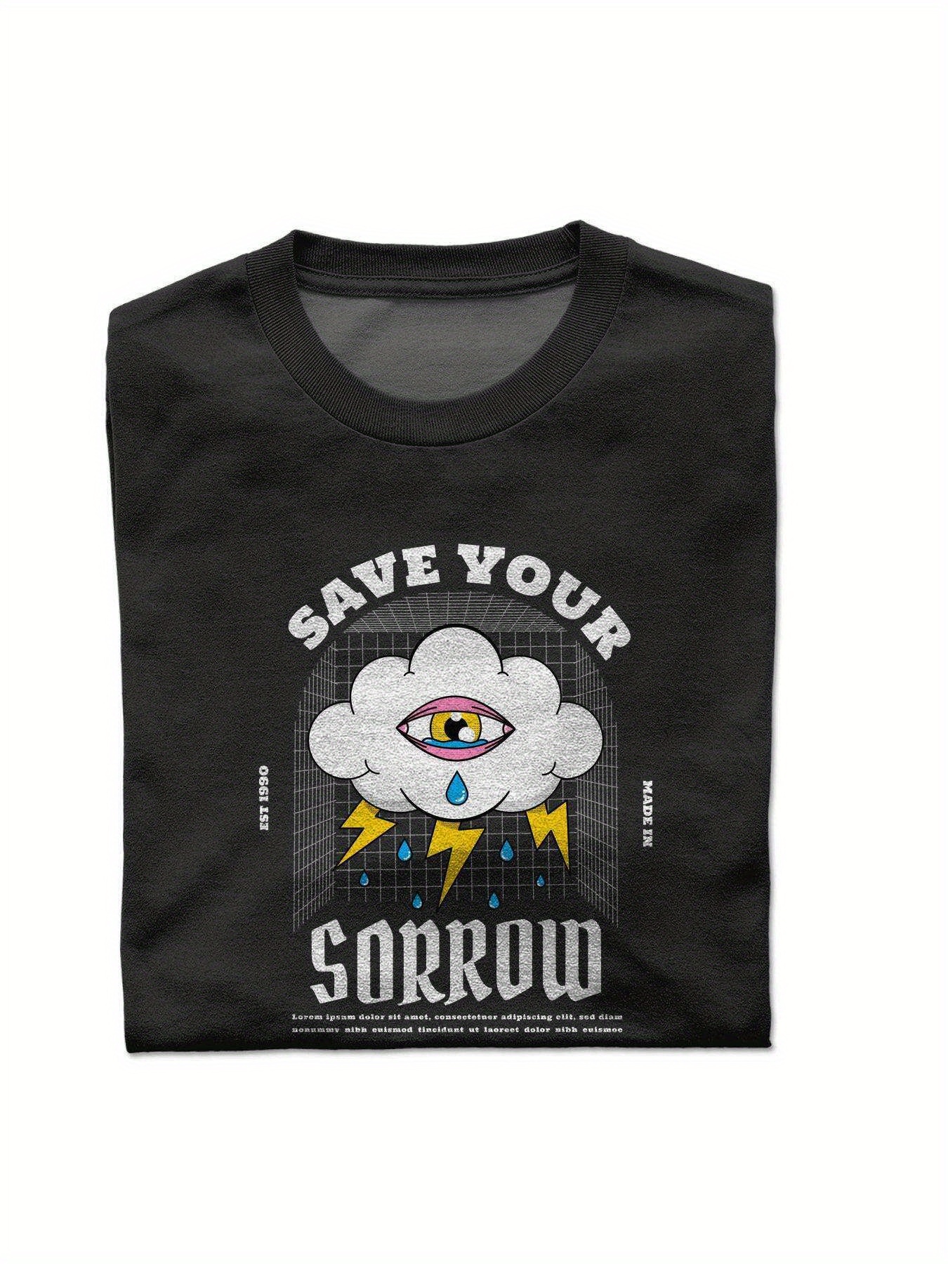 VogueEpoch Short sleeve Cotton boy black S-3XL T Shirts Men text Adult 180g White Round collar Wed bc