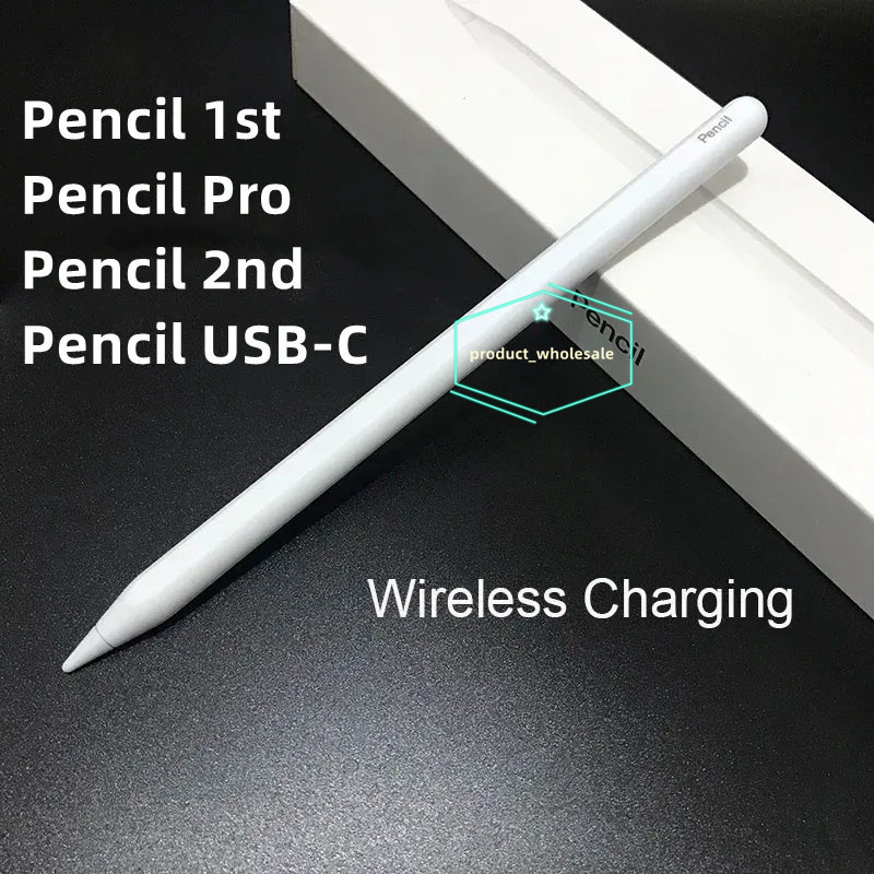 High Quality Pencil Pro 2nd Generation USB C With Animated Stylus Pen Magnetic Attraction Wireless Charging Pencil 2 Touch Screen Pens for iPad Pro 3rd 11 12.9 6 Air 5th