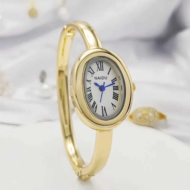 Brand Quartz for Wen Luxury Gift Girl Wristes Ladies Bracelet Wristes Stainless Steel Small Dial Y250715