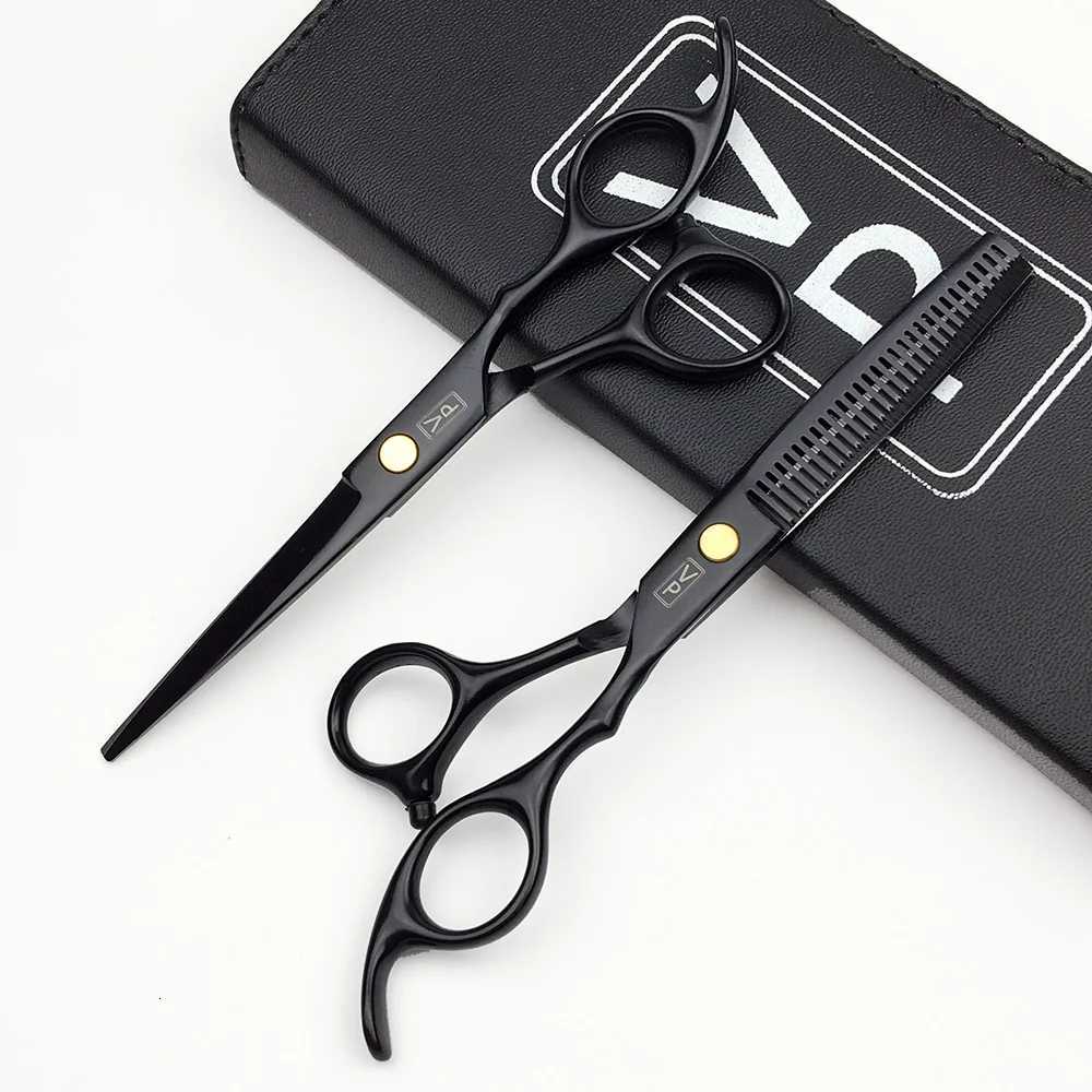 6.0 Hair Scissors Professional Hairdressing Scissors Set Barber Scissors Thinning Shears Hair Cutting Tool Hairdresser Scissors W250716