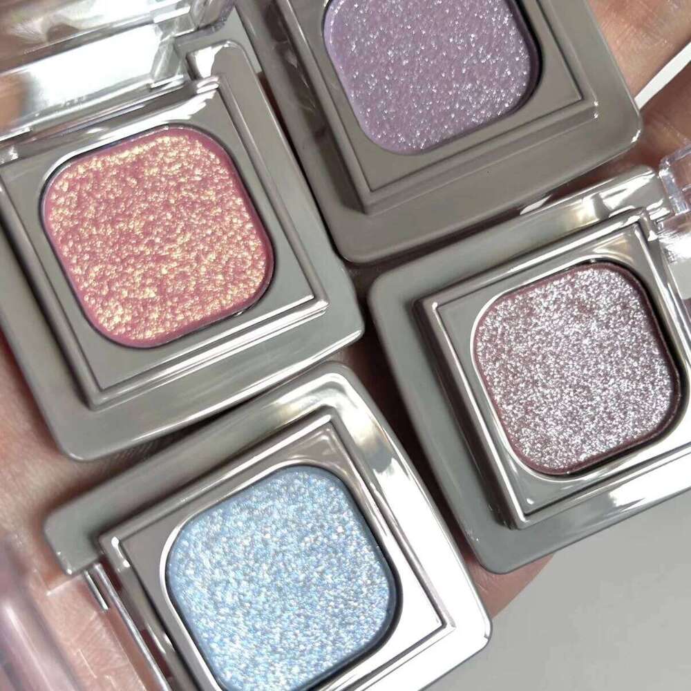 Qianyan Single Eyeshadow Disk Fine Pearlescent Shimmer Glitter Explosive ltiuse Powder Blush Highlighter Flash Eye Makeup X250716