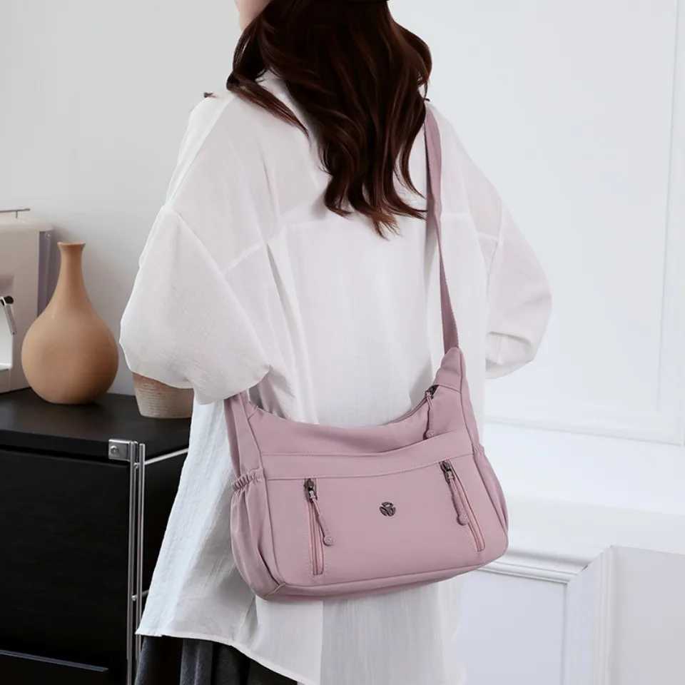 Multiple pockets Shoulder Bags for Women Nylon Waterproof Purses and Handbags Luxury Women Designer Female Crossbody Bag Sac