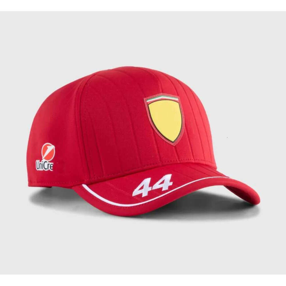 Ferraris F1 Cap Charles Leclerc Ball Caps Fashion Alonso F1 Aston Martin Team Baseball Cap Snapback Cotton Hat Trend Designer Hats Gorras Hombre Fernando Gorra 3A5
