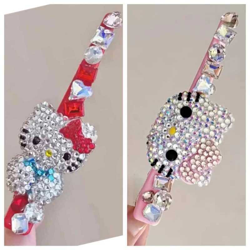 Sanrio Hello Kitty BB Hair Clips Childrens Sweet Versatile Hairpin Cartoon Girls Clip Headdress Side Bangs Clips Anime Ornament w250716