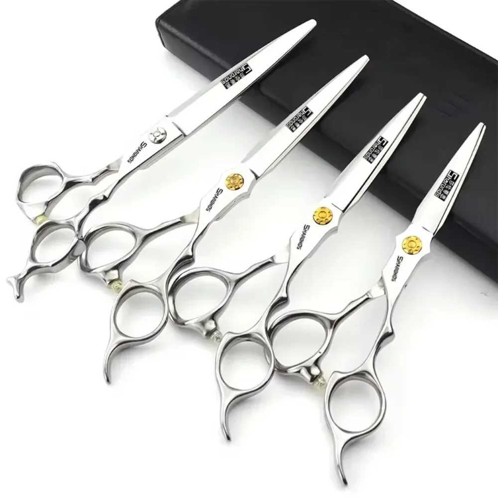 SHARONDS Hairdressing Professional Scissors 5.5/6/6.5/7/8 Inch Barber Supplies Dedicated Hairdresser Clippers Styling Shears W250716