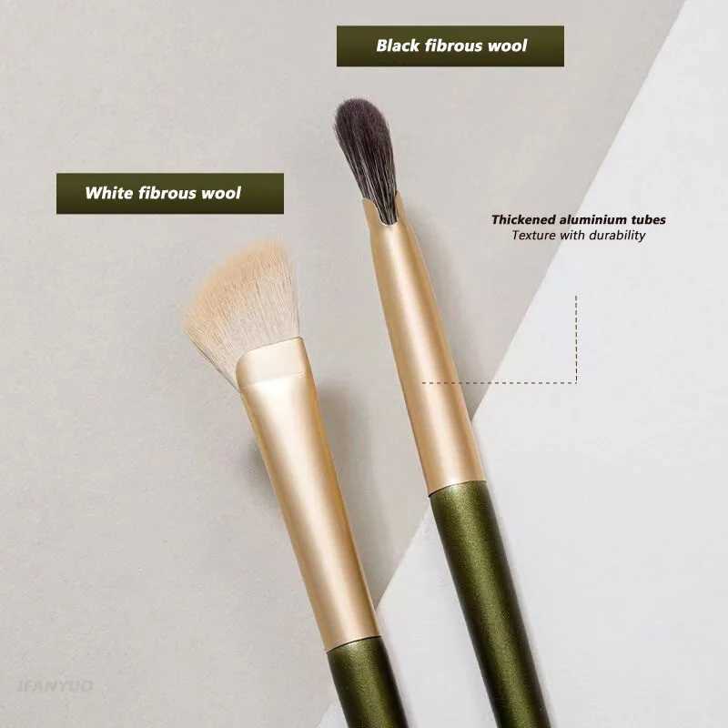 Angled Flat Head Nose Contouring Brush Multi-use Half Fan-shaped Sculpting Brush Highlight Powder Makeup Brushes Cosmetics ToolsXJ2500716