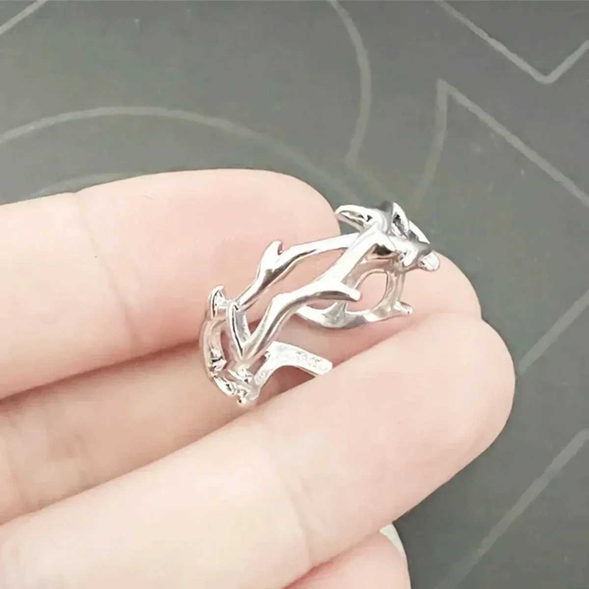 Punk Classic Split Rings Stainless Steel Simple Adjustable Rings for Women Men Couples Jewelry Accessories S250716