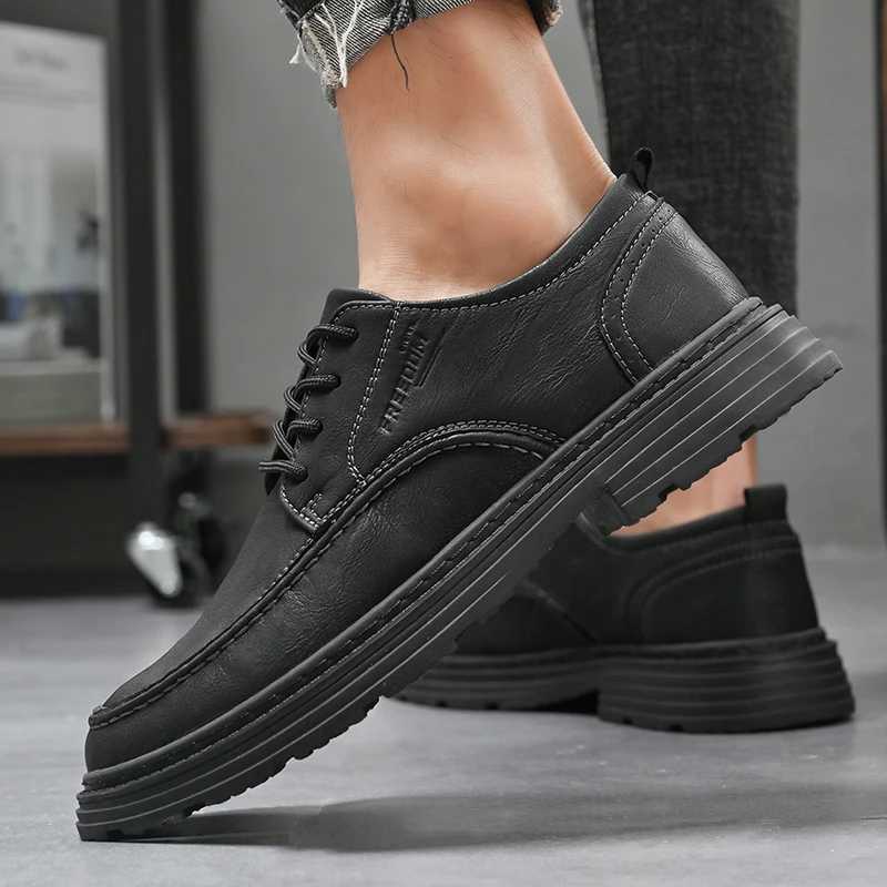 Dress Shoes for Men Business Leather Casual Spring Autumn Social Shoes for Men New High Quality Fashion Luxury Designer Handmade W250716