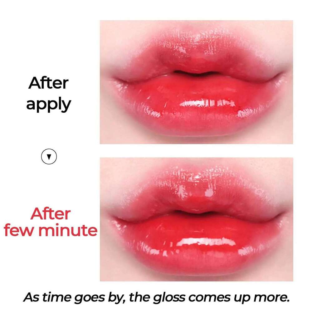 FLORTTE Glow Glaze First Kiss Dew Vitamin Long-Lasting Lip Gloss Lipstick Make Up Mirror Lipgloss