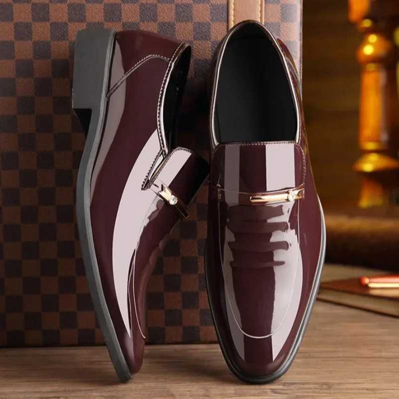 Leather Casual Social Shoe Male Business Official Cheap Liquidation Legitimate High Quality Fashion Mens Formal Shoes 39 Party Y250715