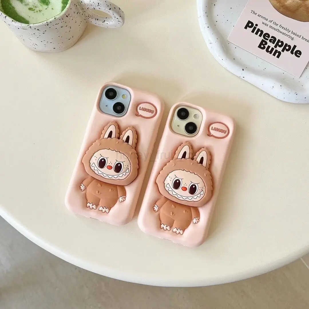 Cute Monster Doll Phone Case Cover for iPhone 11 12 13 14 15 16 Pro Max Shockproof Case for iPhone 16 Pro Max T250716