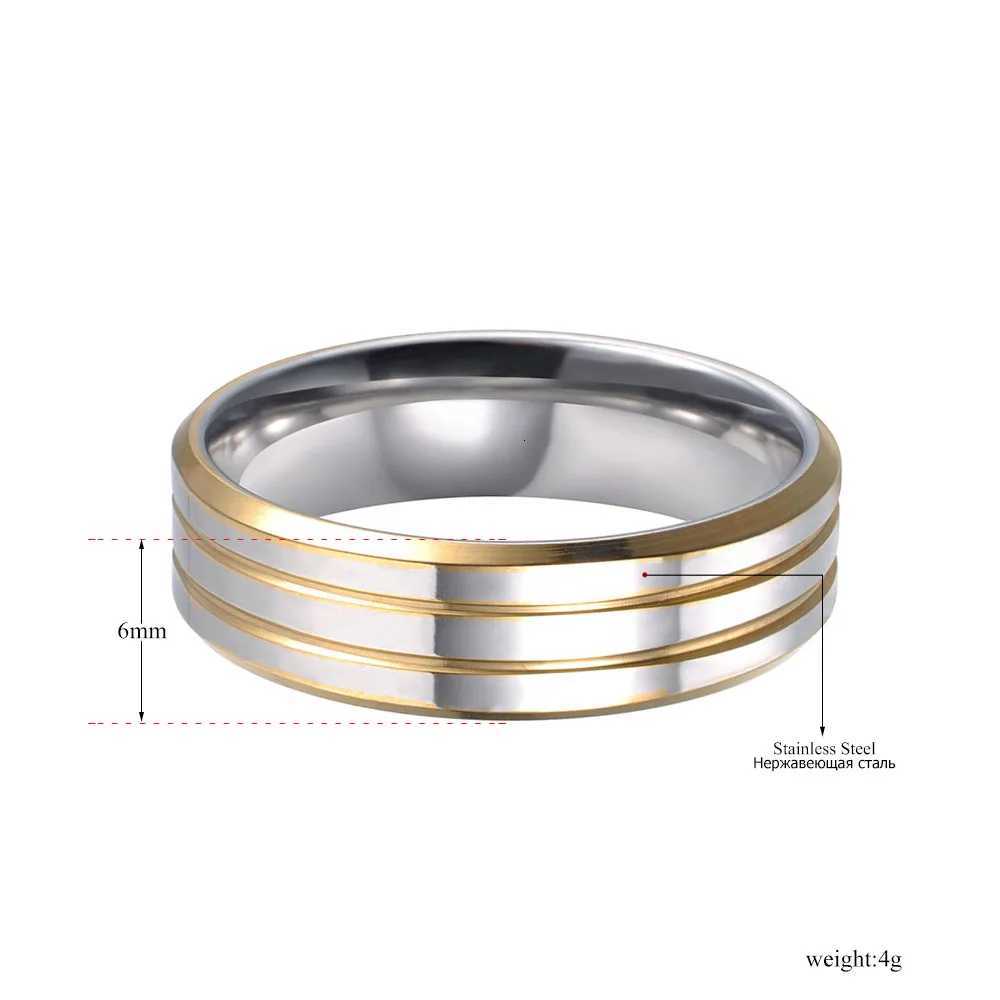 Lokaer Fashion Neo-Gothic Gold Color Stainless Steel Rings For Women Men Hiphop/Rock Party Ring Jewelry Anneau R19045 S250716