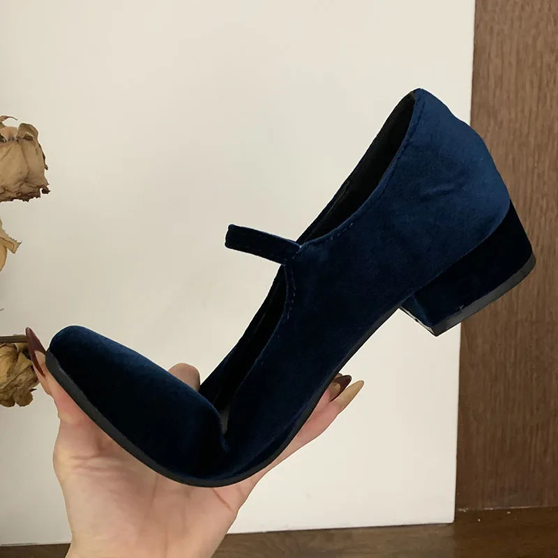 Fashion Buckle Strap Ladies Flats Mary Janes Shoes Female Shallow Footwear Silk Women Flat With Shoes Red 250712