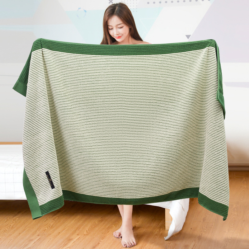 Deluxe towel bath towel set long-staple cotton large bath towel household pure cotton does not absorb water, soft and thickened hotel high-end