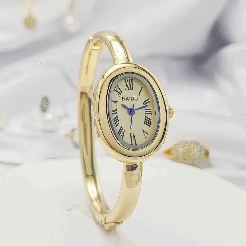 Brand Quartz for Wen Luxury Gift Girl Wristes Ladies Bracelet Wristes Stainless Steel Small Dial Y250715