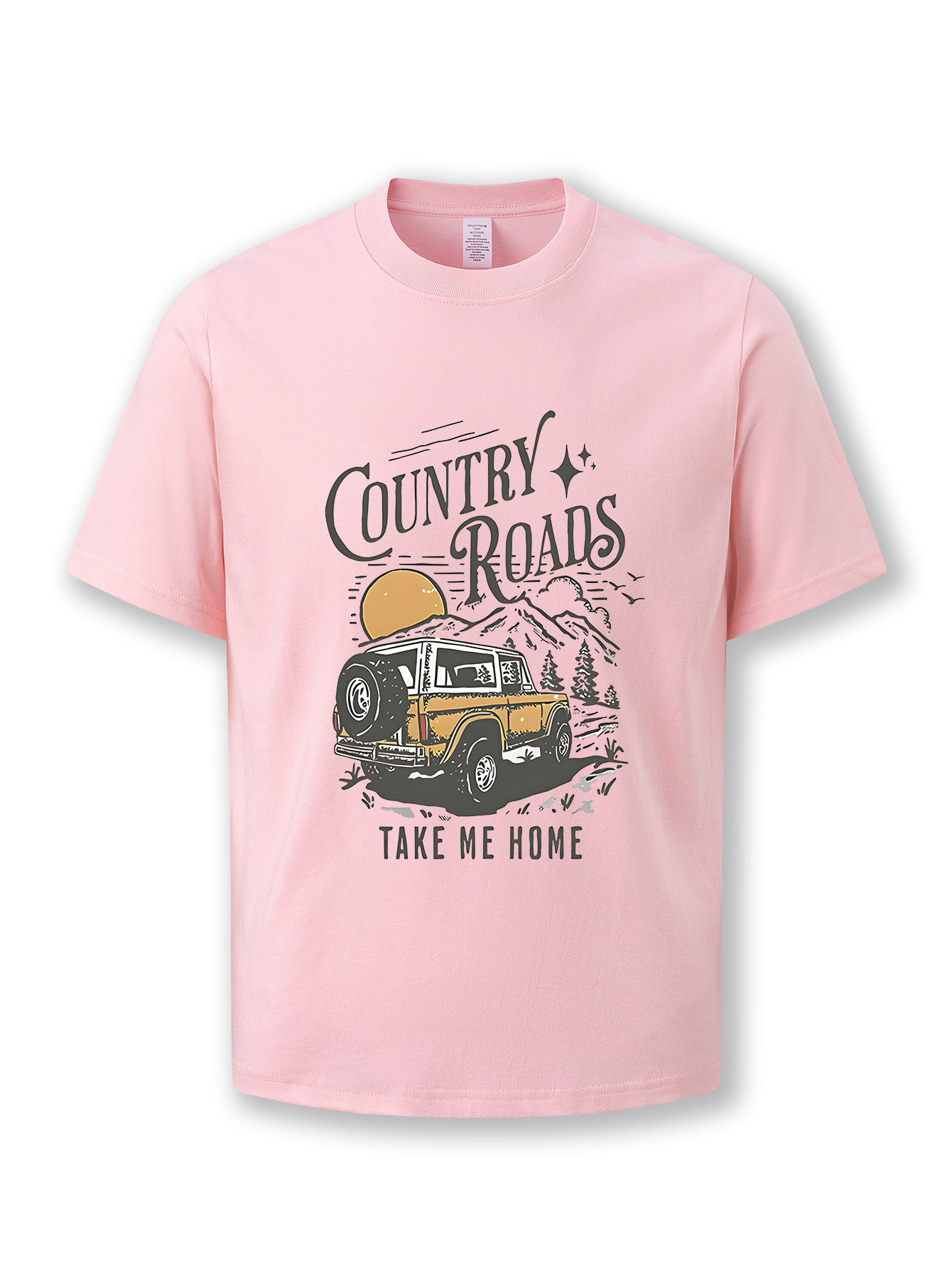 T-Shirts Round Neck Summer Top - Fashionable Breathable Cotton Shirt Featuring Cute Animal Design