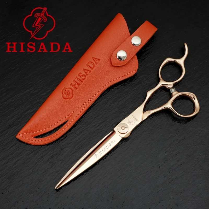 6.0 6.5 7.0 Inch Hairdressing Scissors HISADA VG10 Material Premium Gold Hair Cutting Professional Hairdressing Scissors W250716