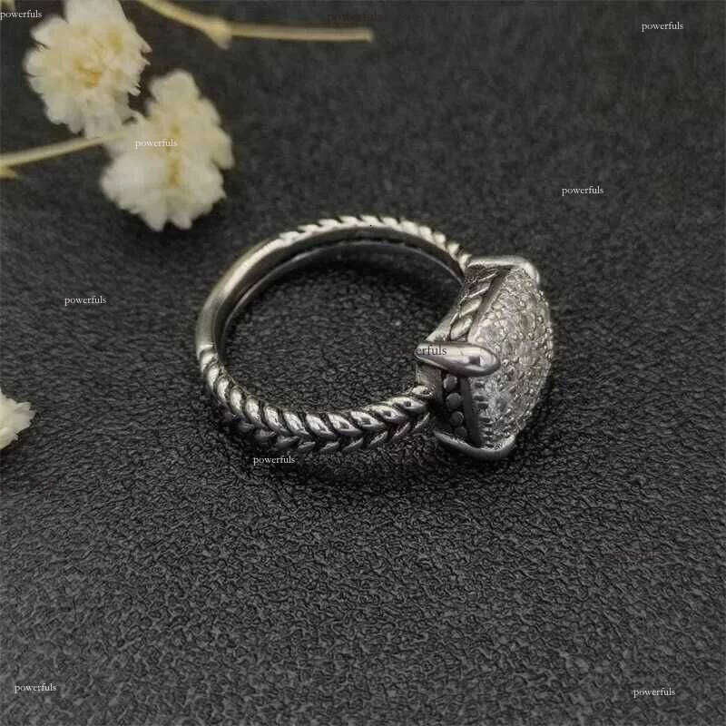 Wedding Ring Designer American Fashion Brand Jewelry Chatelaine Sterling Sier with Pav Dias for Women Rings