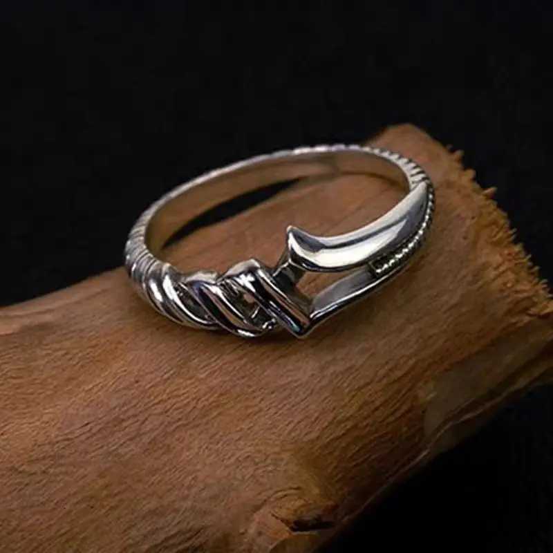 Anime Spear Of Longinus Ring Vintage Unisex Adjustable Opening Cosplay Rings Party Jewelry Accessories Gifts S250716