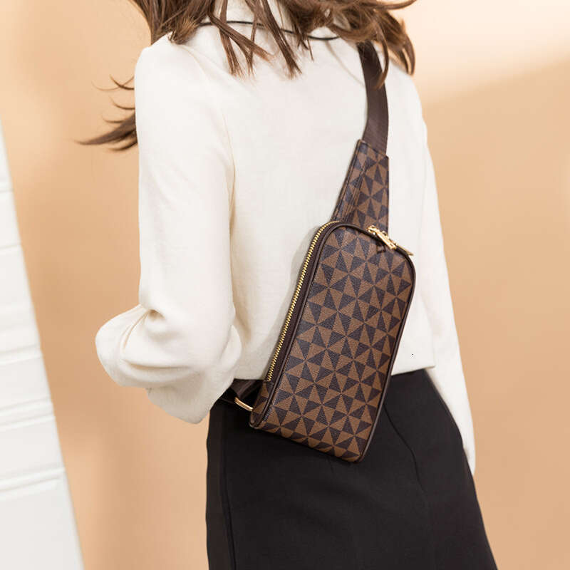 Lacel Urwebin Designer bag Cross Body Korean Fashion Bags Casual Small Unisex Monogram Cashier Thin Chest Phone Bag