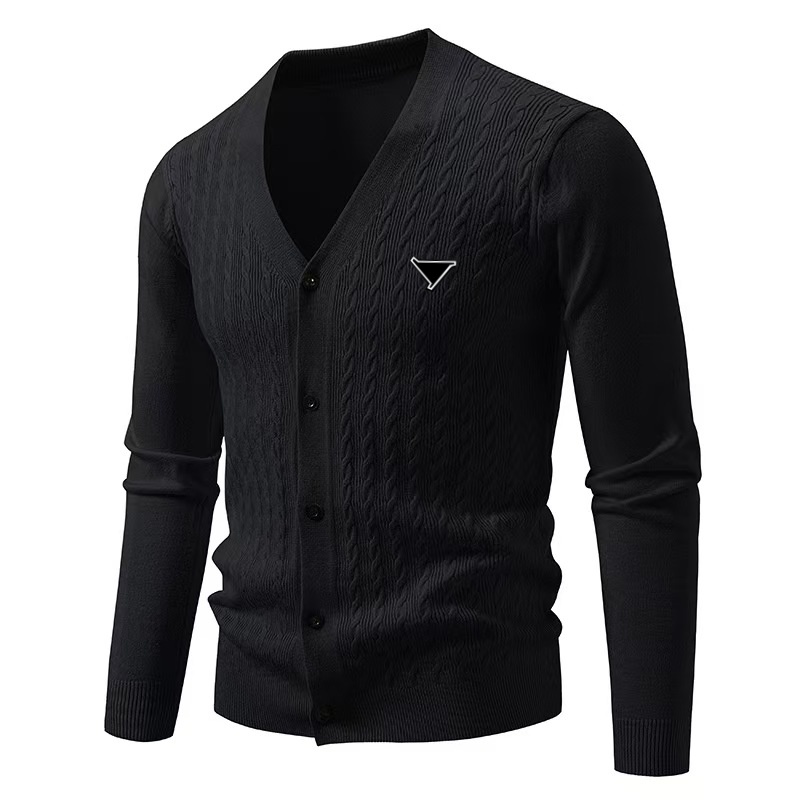 Men's cardigan sweater fashion autumn and winter designer jacket cardigan plus size cardigan knitted jacket