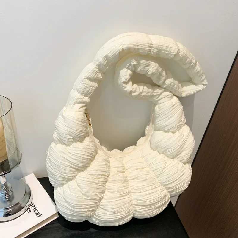 Pleated Cloud Dumpling Bags Quilted Cotton Crossbody BagsLadies High Quality Shoulder Bag Large Capacity Puffer Women Sling Bags
