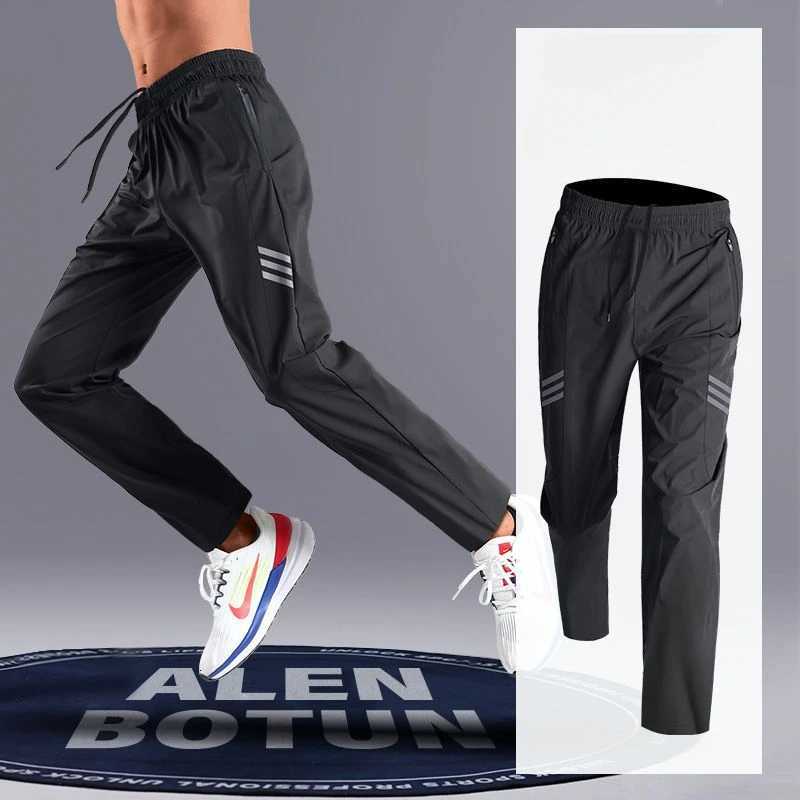 Mens Sweatpants Lightweight Athletic Ice Silk Quick-Dry Loose-Fit Running Fitness Trousers Straight-Leg Breathable Pants Men y250716