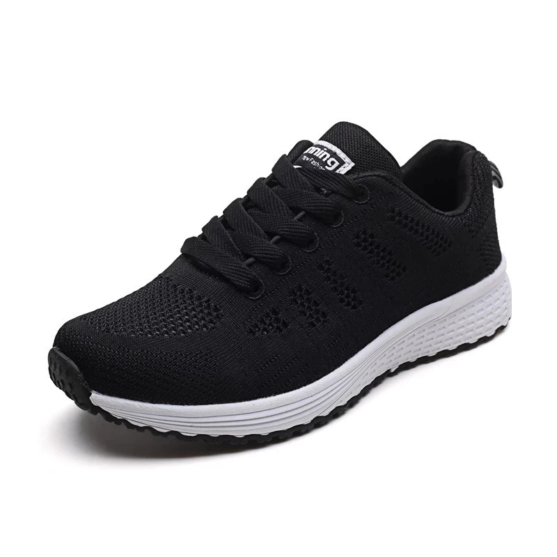 Women Casual Shoes Fashion Breathable Walking Mesh Flat Shoes Sneakers Womens Gym Vulcanized Shoes White Female Footwear 250712