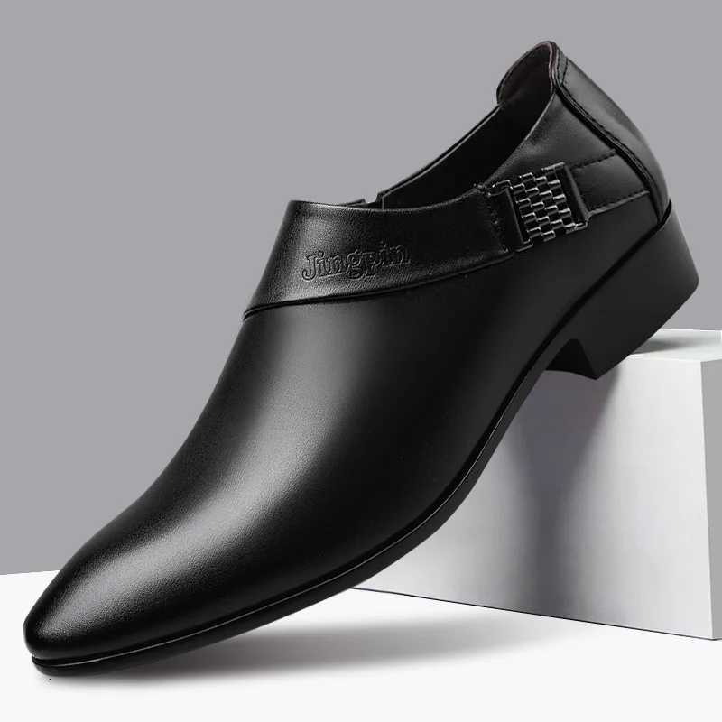 0xford Leather Shoes for Men Luxury Big Size 38-50 Men Dress Shoes Business Party Wedding Office Work Shoe 2025 New Men Loafers Y250715