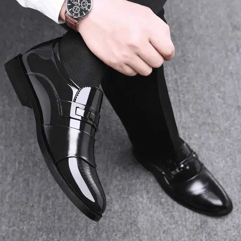Business Official Social Shoe Male Leather Casual Not 39 Gentleman New Elegant and Classic Italian Suit Party Mens Formal Shoes Y250715
